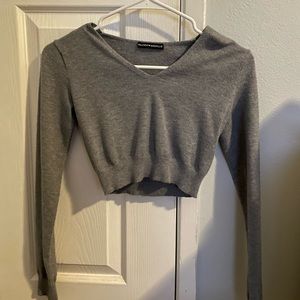 Brandy Melville Cropped Sweater Top